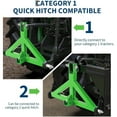 thumbnail image 6 of Mescukay 3-Point Quick Hitch for Cat 1 Tractors, 2" Receiver Trailer Hitch Combo with Towing Hook, Heavy Duty Drawbar Attachment, 6 of 8
