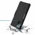 thumbnail image 4 of for Samsung Galaxy S21 FE (NOT FIT SAMSUNG S21) Holster Slim Heavy Duty Shock Absorption Kickstand Armor Case with Belt Swivel Clip Holster Cover with Tempered Glass, 4 of 4