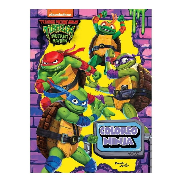Tortugas Ninja Caos Mutante Coloreo Ninja Planeta Infantil Nickelodeon