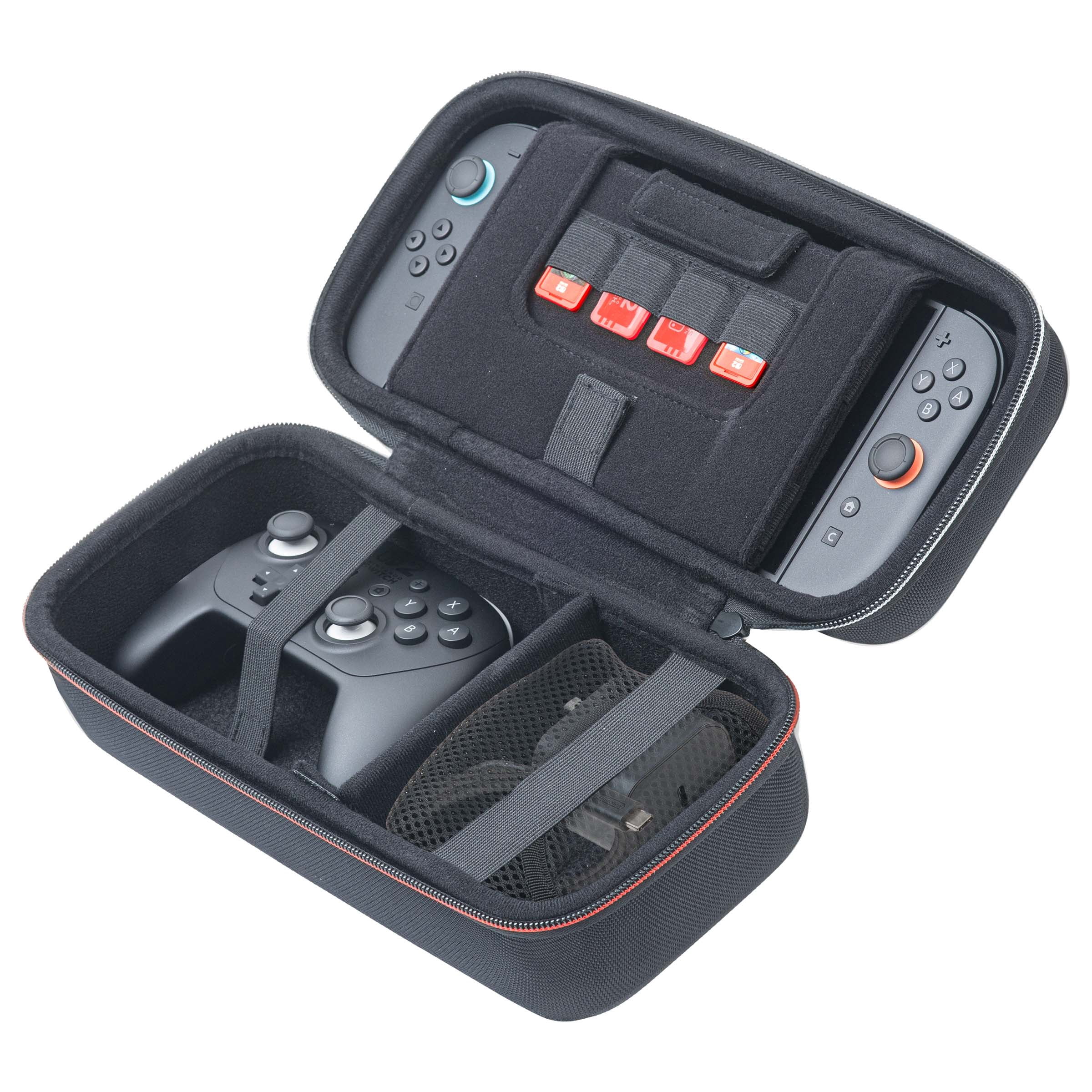 RDS - Licensed Nintendo Switch 2, Nintendo Switch OLED & Nintendo Switch Systems Game Traveler Deluxe System Case, Black
