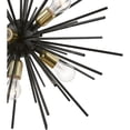 thumbnail image 2 of 46175-68-Livex Lighting-Tribeca - 7 Light Pendant In Sculptural Style-26.5 Inches Tall and 25 Inches Wide-Shiny Black/Polished Brass Finish, 2 of 2