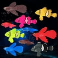 thumbnail image 2 of Luminous Artificial Simulation Goldfish Silicone Floating Fake Fish For Aquarium Fish Tank Decoration He Qiyong unisex, 2 of 2