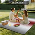 thumbnail image 5 of Outdoor Rug 4x6 Feet, Red Grey White Entryway Rugs Floor Mats, Washable Runner Rug Non Slip, Farmhouse Ombre Color Modern Simple Indoor Outside Rugs for Patios/Porch/Camping, 5 of 9
