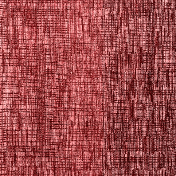 Ahgly Company Indoor Square Abstract Red Modern Area Rugs, 6' Square