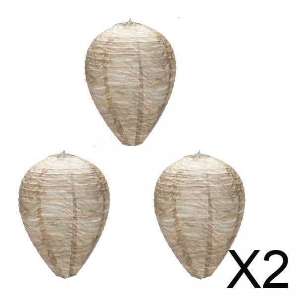 Señuelo de nido de avispas,Señuelo de nido de avispas impermeable tela resistente a la intemperie,señuelos resistentes a la intemperie colgantes Disuasores de avispas,plástico Abejas