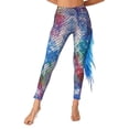 thumbnail image 3 of Alvivi Womens High Waisted Tight Mermaid Fish Scale Printed Yoga Leggings Halloween Trousers Multicolor XL, 3 of 5