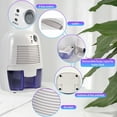 thumbnail image 3 of Humidity Removing Machine, Mini Dehumidifier Non Slip Bottom Quiet 10W  for Office, 3 of 7