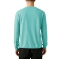 thumbnail image 2 of Ma Croix Mens Garment Dyed Organic Cotton Comfort Customizable Long Sleeve T Shirt, 2 of 6
