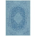 thumbnail image 4 of SAFAVIEH Courtyard Kebo Medallion Indoor/Outdoor Area Rug, Navy/Aqua, 4' x 5'7", 4 of 9