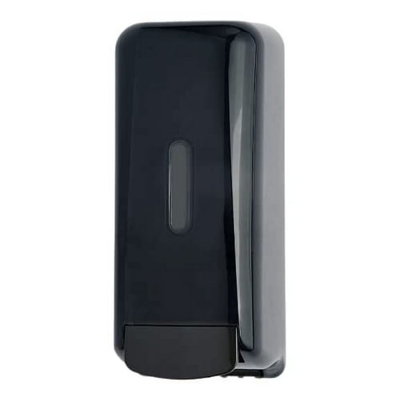 Draco Manual Hand Soap / Lotion Gel Dispenser | 1000mL | Refillable | Wall Mount Soap Dispenser for Restroom, Home, Office - Commercial Use | Black