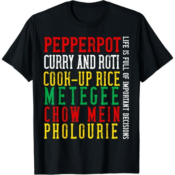 Guyana Food Guyanese Pride For Men Women Heritage Roots Love T-Shirt