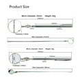 thumbnail image 3 of 2X Universal Automotive Maintenance Inspection Mirror Folding Telescopic Reflector Welding Chassis Inspection Hand Tool, 3 of 5
