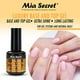 Mia Secret Luxe UV Top Coat Gel, pour les Ongles Naturels Tremper, Pas de Couleur, 0,5 Once – image 2 sur 5