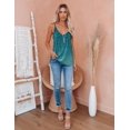 thumbnail image 4 of Zeagoo Womens V Neck Cami Tank Top Strap Sleeveless T Shirt Casual Loose Cotton Vest Blouse, 4 of 6