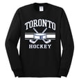 thumbnail image 2 of Wild Bobby City of Toronto Hockey Fantasy Fan Sports Men's Long Sleeve Shirt, Black, X-Large, 2 of 5