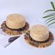thumbnail image 2 of Sombrero de playa Sombrero de sol elegante con sombrero de paja de borla Sol Gombado diario, 2 of 5