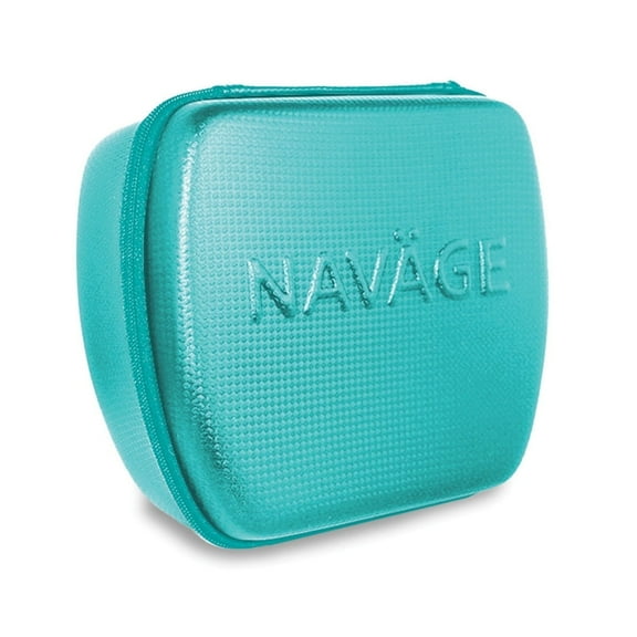 Navage Teal Travel Case - Safety Case For Navage Nasal Irrigation System - Anti-Scratch Protector - Travel Storage Case & Nose Cleaner Organizer for Genuine Navage Nose Cleaner and 12 SaltPods (Teal)