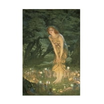 Trademark Fine Art Edward Robert Hughes Midsummer Eve Canvas Wall Art - 22x32