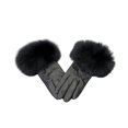 thumbnail image 1 of Minnieouse 1 par de guantes de invierno, guantes de calentamiento elásticos portátiles a prueba de viento, decoración de plumas, accesorio de moda guantes y mitones Tipo 7 Minnieouse AP013119-07, 1 of 6