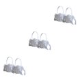 thumbnail image 4 of Cesta de flores con lazo romántico de diseño Simple Matsuzay 2 piezas para portador de anillo de compromiso, 4 of 6