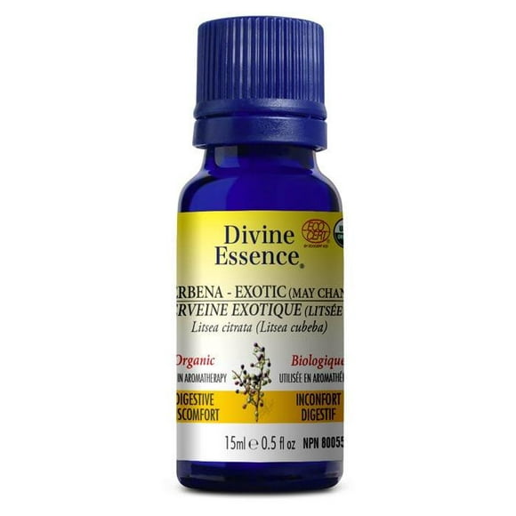 Divine Essence - Huile Essentielle de Verveine Exotique Bio, 15ml