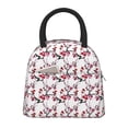 thumbnail image 1 of Balery Cherry Blossoms Bolsa de Almuerzo para Mujeres, Caja de Almuerzo, Bolsa de Almuerzo Pequeña Impermeable, Tote de Almuerzo Reutilizable con Gran Capacidad, 1 of 6