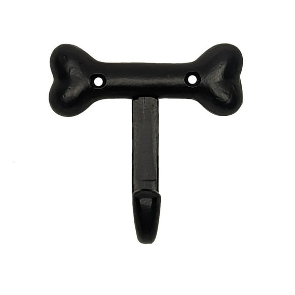 Metal Dog Bone Hook Wall Mount Hat Coat Hanger Puppy Leash Holder Pet Collar Storage Key Rack