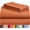 Autumn Orange, variant on Luxclub queen cooling sheet set, microfiber moisture-wicking, silver, 6-piece