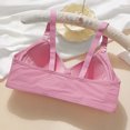 thumbnail image 4 of GERsome Front Closure Bras for Women Wireless Snap Comfort Full Coverage Seamless Supportive Bralettes Pink 2XL, 4 of 6