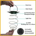 thumbnail image 3 of 60 LED Pineapple Solar Hanging Lantern Lights, 2 Pack Waterproof Patio Lights Decorative Solar Lights Outdoor compatible Yard Garden Driveway Porch Wa, 3 of 5