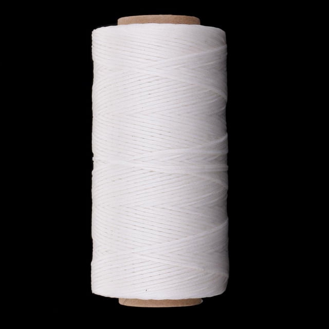 Hilo encerado plano Hugo 260M Blanco para coser bricolaje