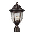 thumbnail image 2 of Elk Home 9-Inch Wide Glendale Post Light, Traditional, Regal Bronze, 2 of 4