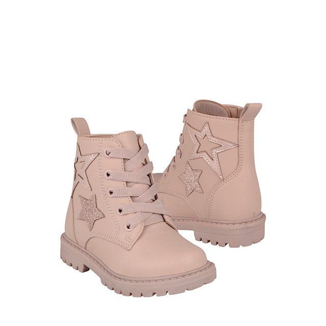 BOTINES BAMBINO NIÑA BM3616-A2 SIMIPIEL BEIGE BAMBINO BM3616-A2