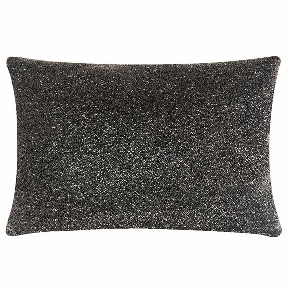 Luminous Allover Pillow - 14x20 - Black