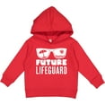 thumbnail image 2 of Inktastic Future Lifeguard Sunglasses Toddler Hoodie, 2 of 4
