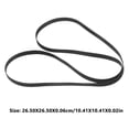 thumbnail image 2 of OFFIGAM Durable Turntable Belt 1Pcs Black Rubber for Record Player Accessory, 2 of 8