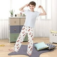 thumbnail image 5 of joogoo Snowman Candy Cane Pajama Pants Pj Bottoms Sleepwear Lounge L, 5 of 9