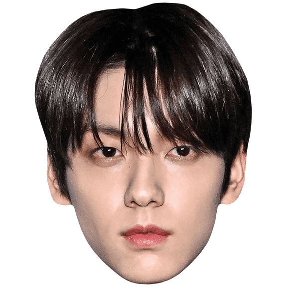 Choi Soo-Bin (Fringe) Celebrity Mask, Flat Card Face, Fancy Dress Mask