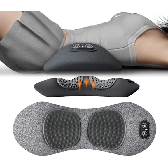 3 in 1 Back Therapy,Triple Fusion Back Massager with Traction Vibration & Heat Portable,Back Massager for Pain Relief Deep Tissue