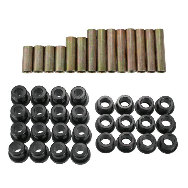 Unique Bargains 1 Set Front Rear Leaf Spring and Upper a Arm Suspension Bushing and Sleeves Kits for Golf Cart