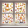 thumbnail image 3 of Thanksgiving Autumn Maple Dwarf Electrostatic Window Sticker Thanksgiving Scene Layout Sticker, 3 of 8