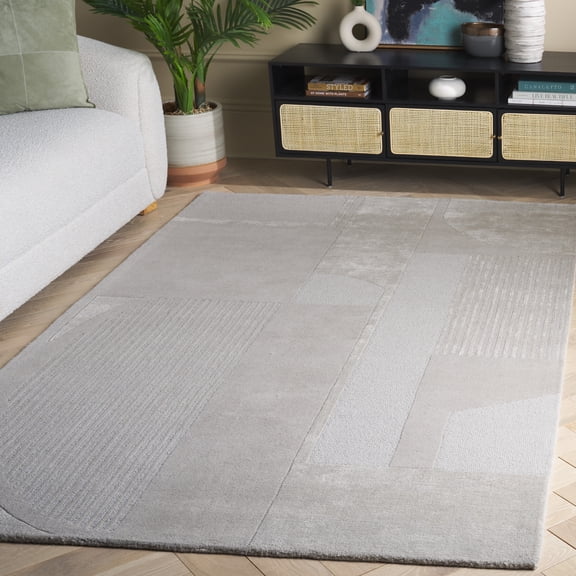 Safavieh Fifth Avenue Einri Geometric Area Rug, Gray, 5' x 8'