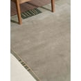 thumbnail image 6 of Rugsotic Carpets Hand Knotted Wool Area Rugs - 6'7''X9'10'', Rectangle, Green, Contemporary Modern Design, High Pile Thick Handmade Anti Skid Area Rugs For Living Room, Bed Room (T00206), 6 of 16
