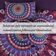 thumbnail image 6 of Unique Bargains 5-piece Bohemian Duvet Cover Polyester Bedding Set Purple Queen, 6 of 8