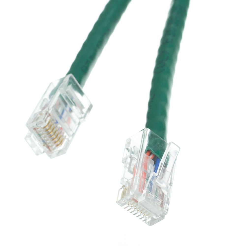 CLASSYTEK Cat6 White Ethernet Patch Cable 14 Foot Snagless/Molded Boot 