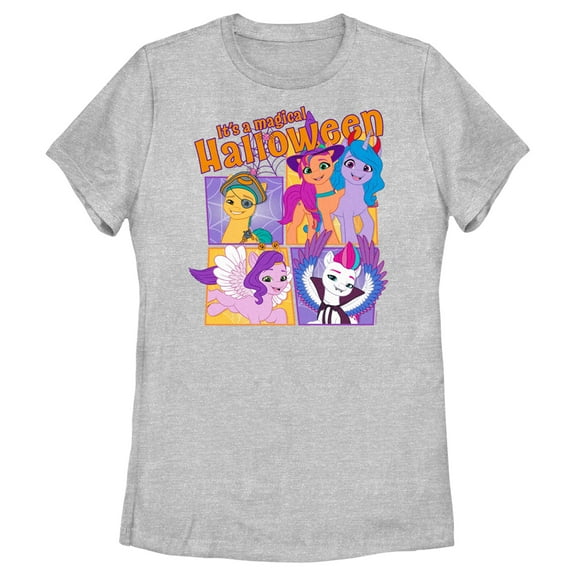 Women's My Little Pony: A New Generation It’s a Magical Halloween Graphic Tee Athletic Heather 2X Large