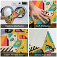 thumbnail image 4 of XMXT Non-Slip Polyester Bathroom Rugs Kitchen Door Mat, Colorful Vintage Print Machine Washable Bath Mats Rug for Kitchen Shower Bathtub Decor, 15.7 x 23.6 inches, 4 of 9