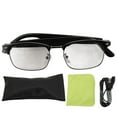 thumbnail image 2 of Smart Glasses, Touch Sensor Control Metal Frame Magnetic Charging  Glasses  for Gaming Gold,Grey, 2 of 7