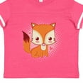 thumbnail image 4 of Inktastic Fox Girl Cute Woodland Animal Girls Toddler T-Shirt, 4 of 5