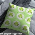 thumbnail image 2 of Castle Fairy Cartoon Frog Fabric by the Yard 3 Yards, Cute Animal Room Decor Fabric by the Yard, Green White Fabric for Sewing for Child Boy Girl, 2 of 6